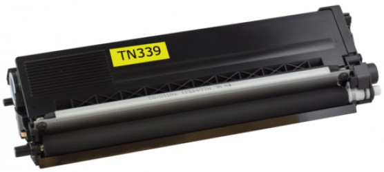 Brother TN-339 extra high yield compatible yellow laser toner cartridge